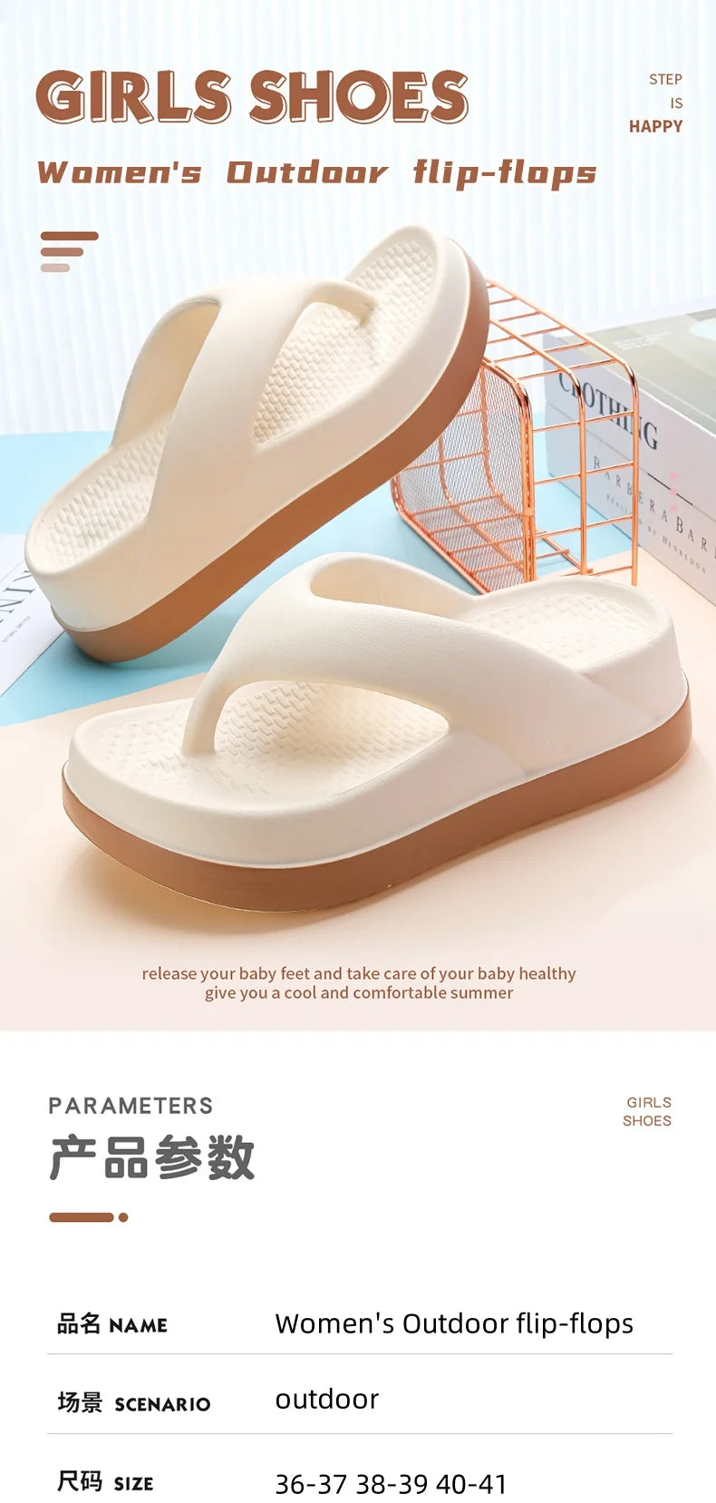 Women’s Platform Flip Flops